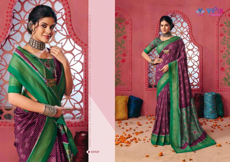 Vipul polachi silk vol-3 saree suppliers in Delhi